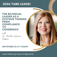 TABE Leads! The Bilingual Leader as a Systems Thinker